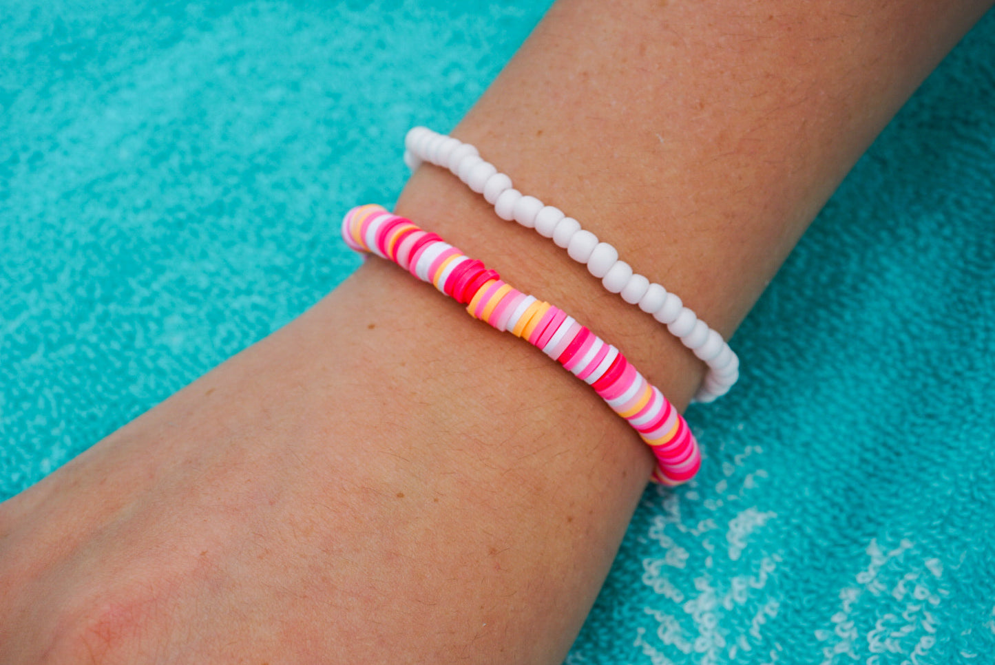 Preppy Girl Clay bead bracelet set